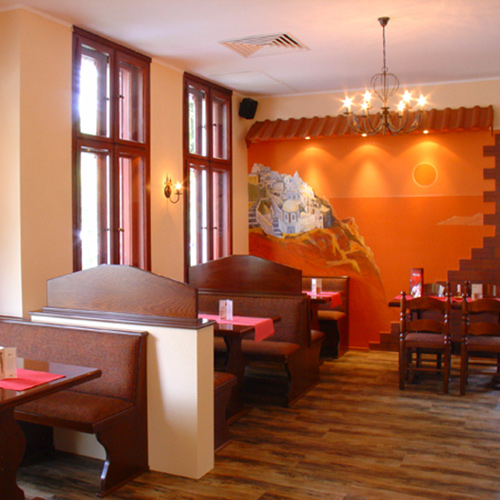 Innenansicht Restaurant Santorini